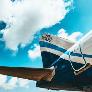 IndiGo flight wallpaper