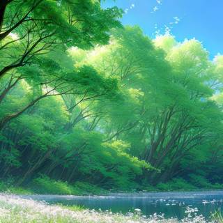 Preppy early spring wallpaper