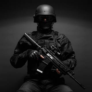 Black military computer wallpaper