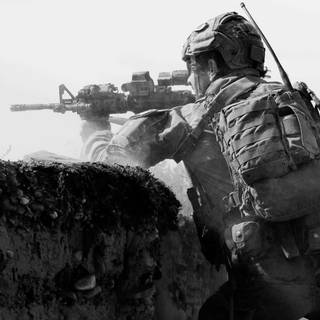 Black military computer wallpaper