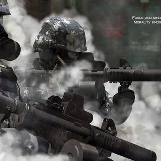 Black military computer wallpaper