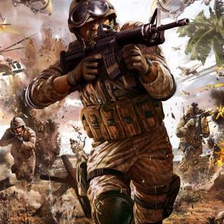 Black military computer wallpaper