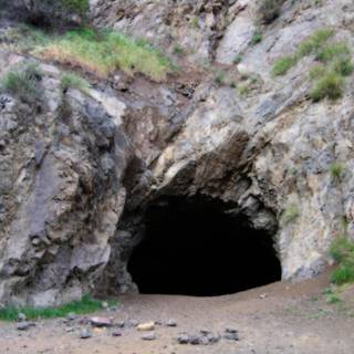 Cave entrance wallpaper