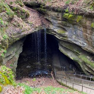 Cave entrance wallpaper