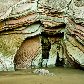 Cave entrance wallpaper