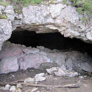 Cave entrance wallpaper