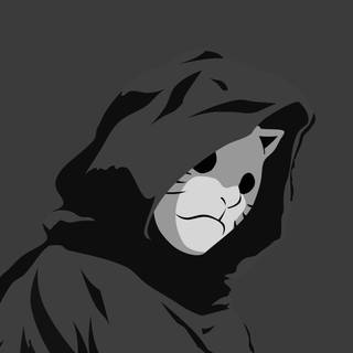Hacker cat wallpaper