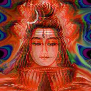 Trippy Shiva wallpaper