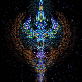 Trippy Shiva wallpaper