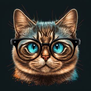 Hacker cat wallpaper