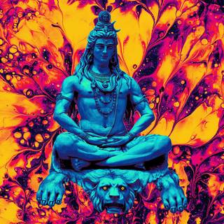 Trippy Shiva wallpaper