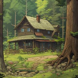 Ghibli nature wallpaper