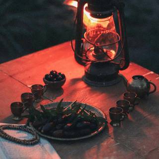 iPhone lamp wallpaper