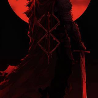 Black Berserk aesthetic wallpaper