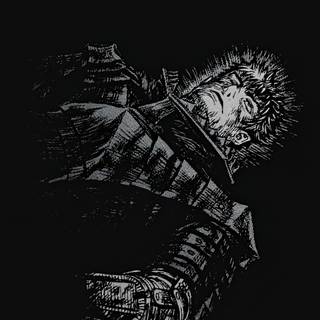 Black Berserk aesthetic wallpaper