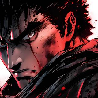 Black Berserk aesthetic wallpaper