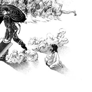 Black Berserk aesthetic wallpaper