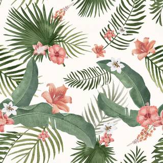 Boho plants wallpaper