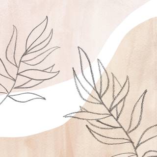 Boho plants wallpaper