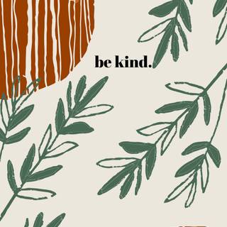 Boho plants wallpaper