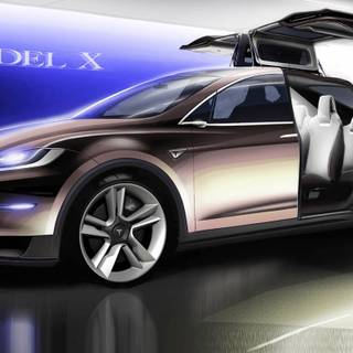 Tesla Model X 2024 wallpaper
