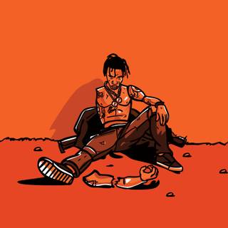 Travis Scott logo desktop wallpaper