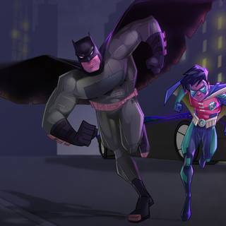 Batman Robin 4k wallpaper