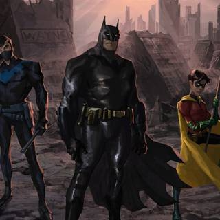 Batman Robin 4k wallpaper