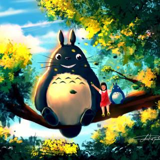 4k Totoro wallpaper