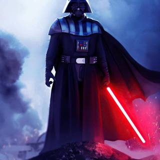 Darth Vader mobile 4k wallpaper
