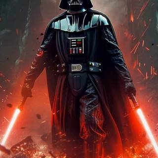 Darth Vader mobile 4k wallpaper