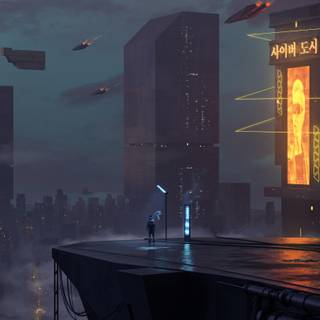 4k futuristic city wallpaper