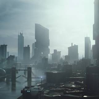 4k futuristic city wallpaper