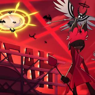 4k Hazbin Hotel wallpaper