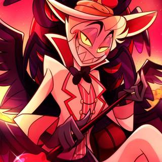 Cute Lucifer Hazbin Hotel wallpaper