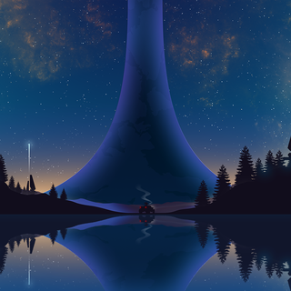 Halo landscape wallpaper