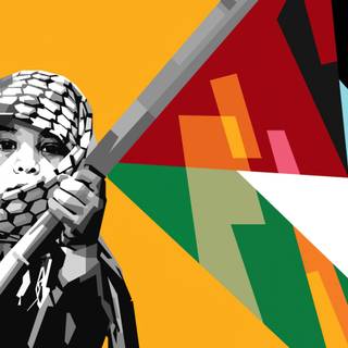 Palestine flag 4k wallpaper