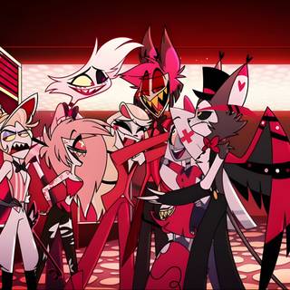 4k Hazbin Hotel wallpaper