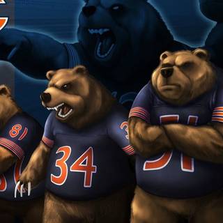 Chicago Bears logo wallpaper