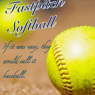 Softball phone wallpaper