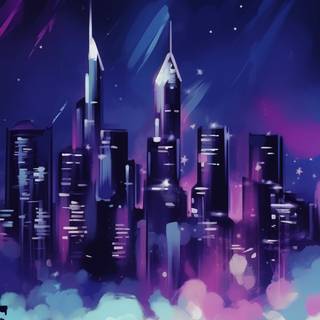 Aesthetic city phone wallpaper