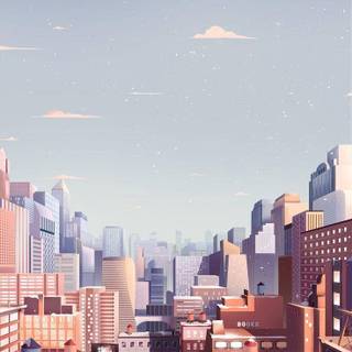 Aesthetic city phone wallpaper