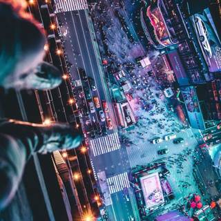 Aesthetic city phone wallpaper