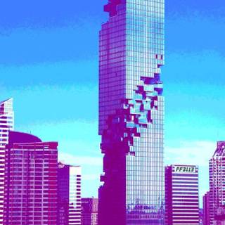 Aesthetic city phone wallpaper