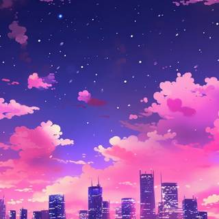 Aesthetic city phone wallpaper