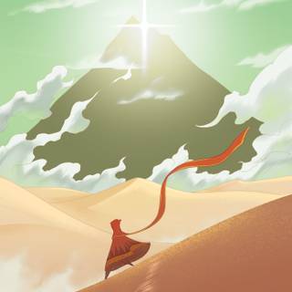 Journey game phone wallpaper