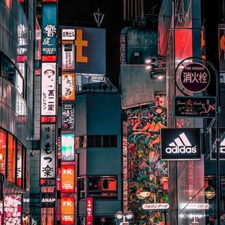 Aesthetic city phone wallpaper