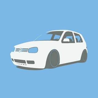 Minimalist car phone wallpaper