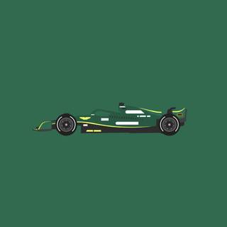 Minimalist car phone wallpaper