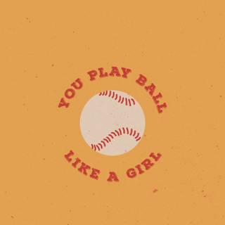 Softball phone wallpaper